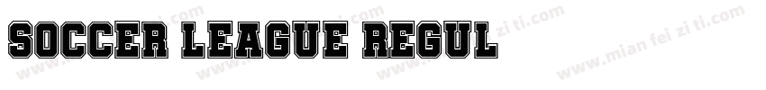 Soccer League Regul字体转换